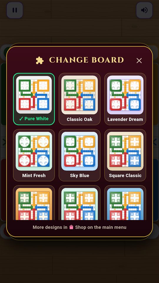 Ludo board styles